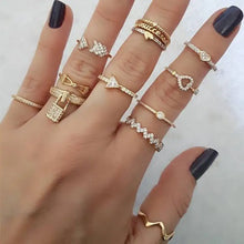 Load image into Gallery viewer, Bague Aesthetic Ring Set - 9 - Jewelry