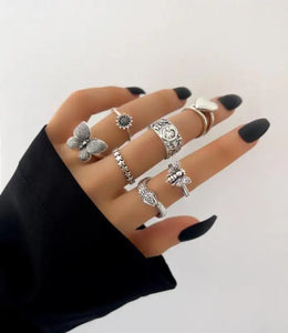Bague Bohemian Ring Sets - 14 - Jewelry
