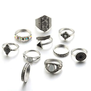 Bague Bohemian Ring Sets - 6 - Jewelry