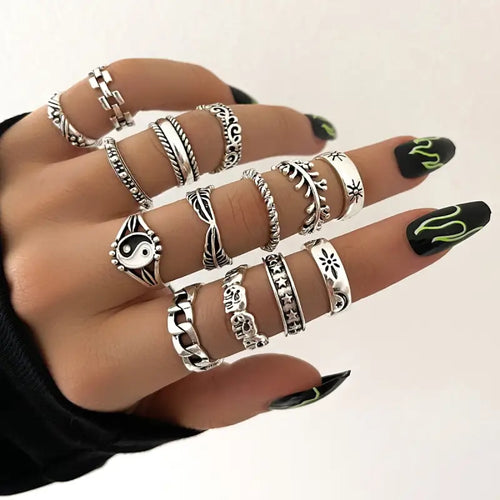 Bague Bohemian Ring Sets - Jewelry