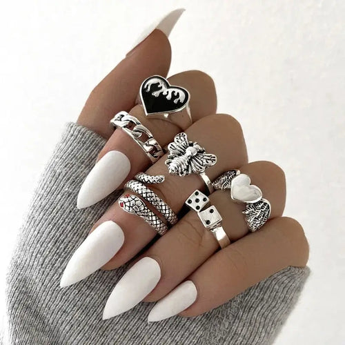 Bague Bohemian Ring Sets - Jewelry