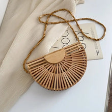 Load image into Gallery viewer, Bamboo Woven Beach Handbag - BIG - Bag
