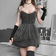 Load image into Gallery viewer, Between Me &amp; You Gothic Mesh Dress - dress