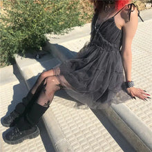 Load image into Gallery viewer, Between Me &amp; You Gothic Mesh Dress - dress
