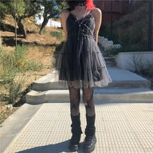 Load image into Gallery viewer, Between Me &amp; You Gothic Mesh Dress - dress