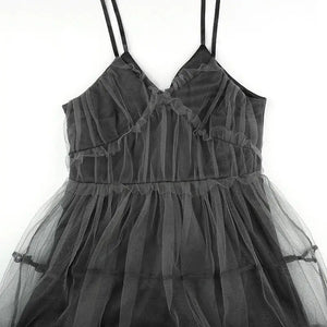 Between Me & You Gothic Mesh Dress - dress
