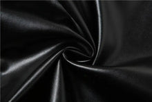 Load image into Gallery viewer, Black PU Leather High Waist Hipster Side Pants - pants