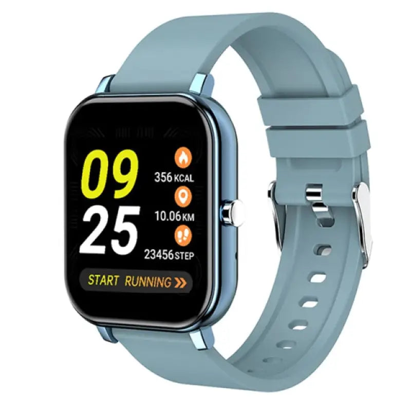 Bluetooth Full Touch Fitness Tracker Smartwatch - Blue