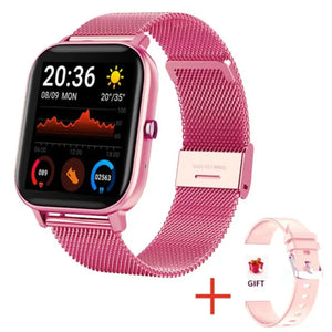 Bluetooth Full Touch Fitness Tracker Smartwatch - Mesh belt