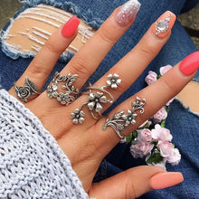 Load image into Gallery viewer, Bohemian Style Bague E-Girl Ring Sets - 16
