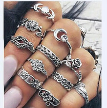 Load image into Gallery viewer, Bohemian Style Bague E-Girl Ring Sets - 17