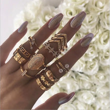 Load image into Gallery viewer, Bohemian Style Bague E-Girl Ring Sets - 28