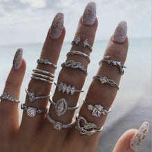 Load image into Gallery viewer, Bohemian Style Bague E-Girl Ring Sets - 30