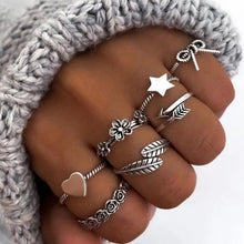 Load image into Gallery viewer, Bohemian Style Bague E-Girl Ring Sets - 35