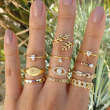 Load image into Gallery viewer, Bohemian Style Bague E-Girl Ring Sets - 46
