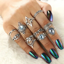 Load image into Gallery viewer, Boho Anillos Aesthetic Ring Set - 11 - Jewelry