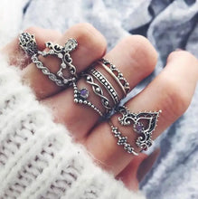 Load image into Gallery viewer, Boho Anillos Aesthetic Ring Set - 2 - Jewelry