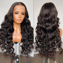 Load image into Gallery viewer, Brazilian Lace Front Pre-plucked Deep Wave Human Wig