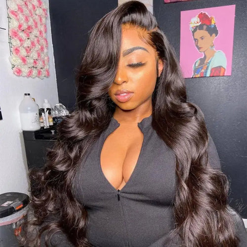 Brazilian Lace Front Pre-plucked Deep Wave Human Wig