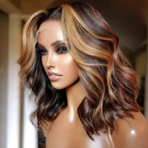 Brazilian Pre-Plucked With Baby Human Hair Wig - Highlight