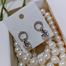 Load image into Gallery viewer, Brilliant Cubic Zirconia Women Drop Earrings - Jewelry