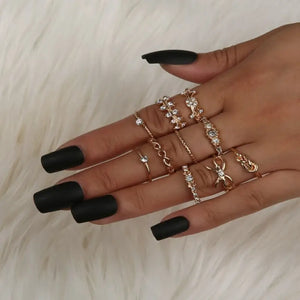Butterfly Bohemian Style Ring Sets - 11 - Jewelry