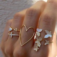 Load image into Gallery viewer, Butterfly Bohemian Style Ring Sets - 2 - Jewelry