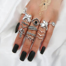 Load image into Gallery viewer, Butterfly Bohemian Style Ring Sets - 7 - Jewelry