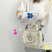 Load image into Gallery viewer, Canvas Printed Cute Envelope Cartoon Shoulder Bag - dog