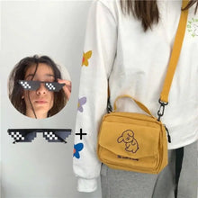 Load image into Gallery viewer, Canvas Printed Cute Envelope Cartoon Shoulder Bag