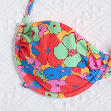 Load image into Gallery viewer, Cartoon Floral Print Brazilian Bikini Set - Swimsuit