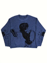 Load image into Gallery viewer, Cartoon Graphic Pullover Sweater - customized