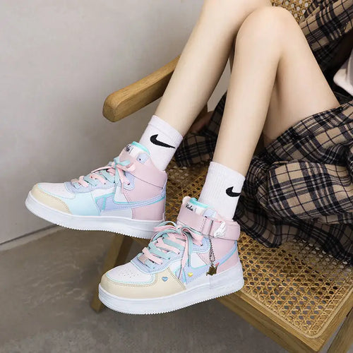 Casual High Top Harajuku Cute Y2k Sneakers - Shoes