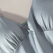 Load image into Gallery viewer, Casual Satin Lounge Soft Pajama Set