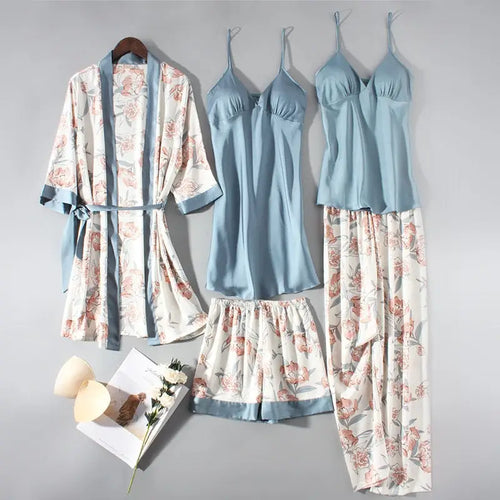 Casual Satin Lounge Soft Pajama Set