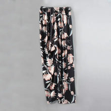 Load image into Gallery viewer, Casual Satin Lounge Soft Pajama Set - Black - E / XL