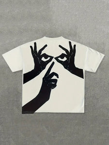 Casual Short Sleeve Trendy shh Tee - customized