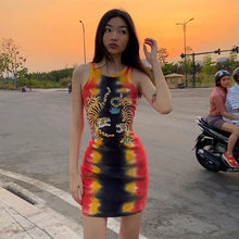 Load image into Gallery viewer, Check It Up Printed Mini Dress - dress
