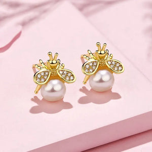 Classic Real Tibetan Cubic Zircon Silver Earrings - E0023