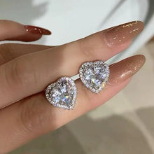 Load image into Gallery viewer, Classic Real Tibetan Cubic Zircon Silver Earrings - E099
