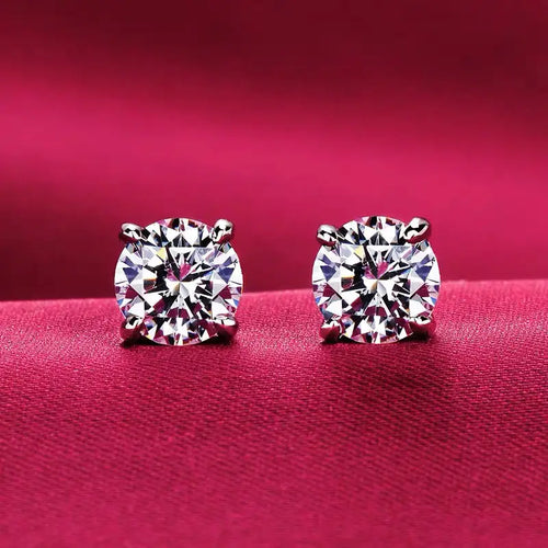 Classic Real Tibetan Cubic Zircon Silver Earrings - Jewelry