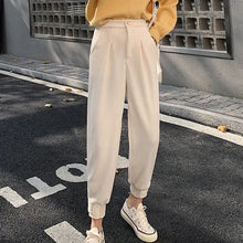 Load image into Gallery viewer, Corduroy Fashion High Waist Pencil Pants - Apricot / XXXL