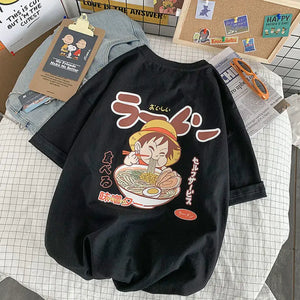 Cotton Anime Aesthetic T-shirt - 3 / M - t-shirt