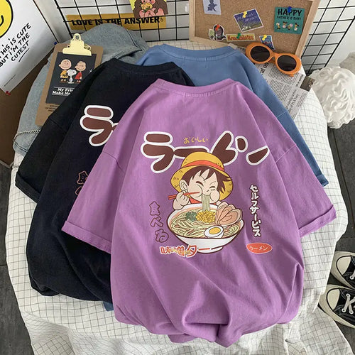 Cotton Anime Aesthetic T-shirt - t-shirt