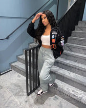 Load image into Gallery viewer, Cropped Cyber Y2K Streetwear Jacket