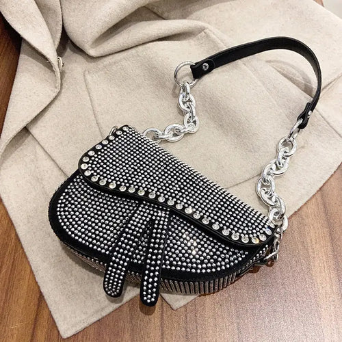 Crossbody Luxury Pu Leather Flap Chic Purse - Bag