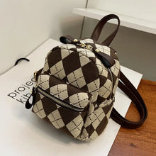 Load image into Gallery viewer, Crossbody Plaid Shoulder Backpack - Bag