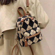 Load image into Gallery viewer, Crossbody Plaid Shoulder Backpack - Bag
