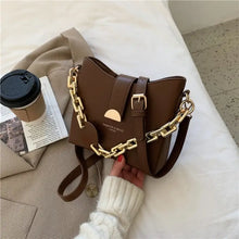 Load image into Gallery viewer, Crossbody PU Leather Purse - Auburn - Bag