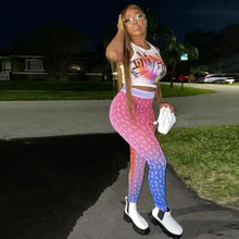 Load image into Gallery viewer, Curves Ahead High Rise Leggings - Pink / L - pants